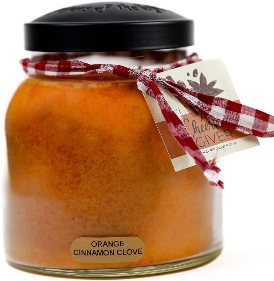 34oz Papa Jar Candle-Orange Cinnamon Clove