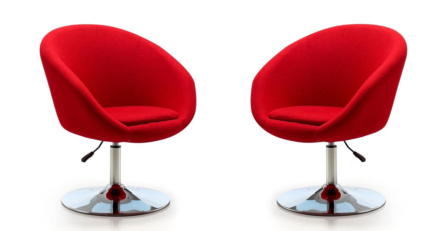 Ivy Bronx Sior Upholstered Swivel Barrel Chair