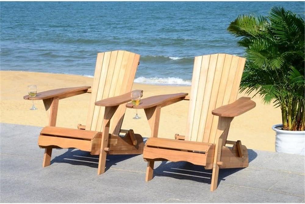 Breetel Adirondack 2 Per Box Indoor/Outdoor (Set Of 2) - PAT7034 - Natural - Safavieh