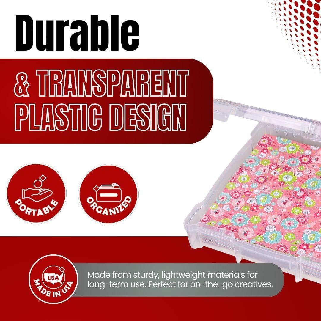 ArtBin Essentials Box-14.125"X13.625"X3" Translucent