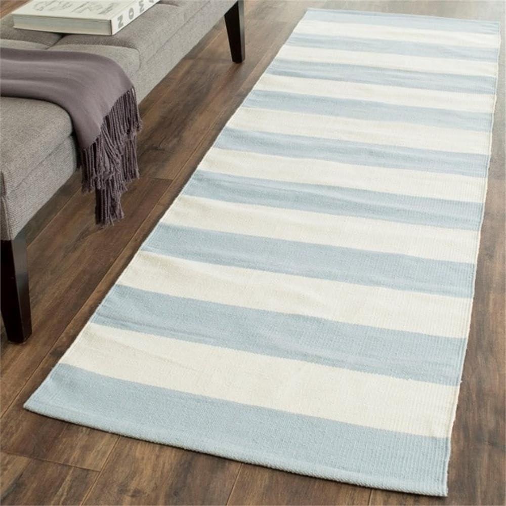 Montauk MTK712 Hand Woven Indoor Area Rug - Sky Blue/Ivory - 8'x10' - Safavieh