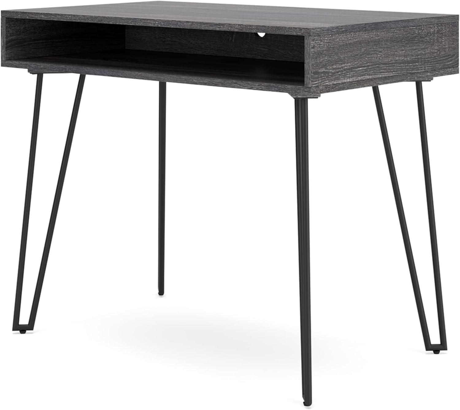 Signature Design by Ashley Strumford 36" Home Office Desk, Charcoal