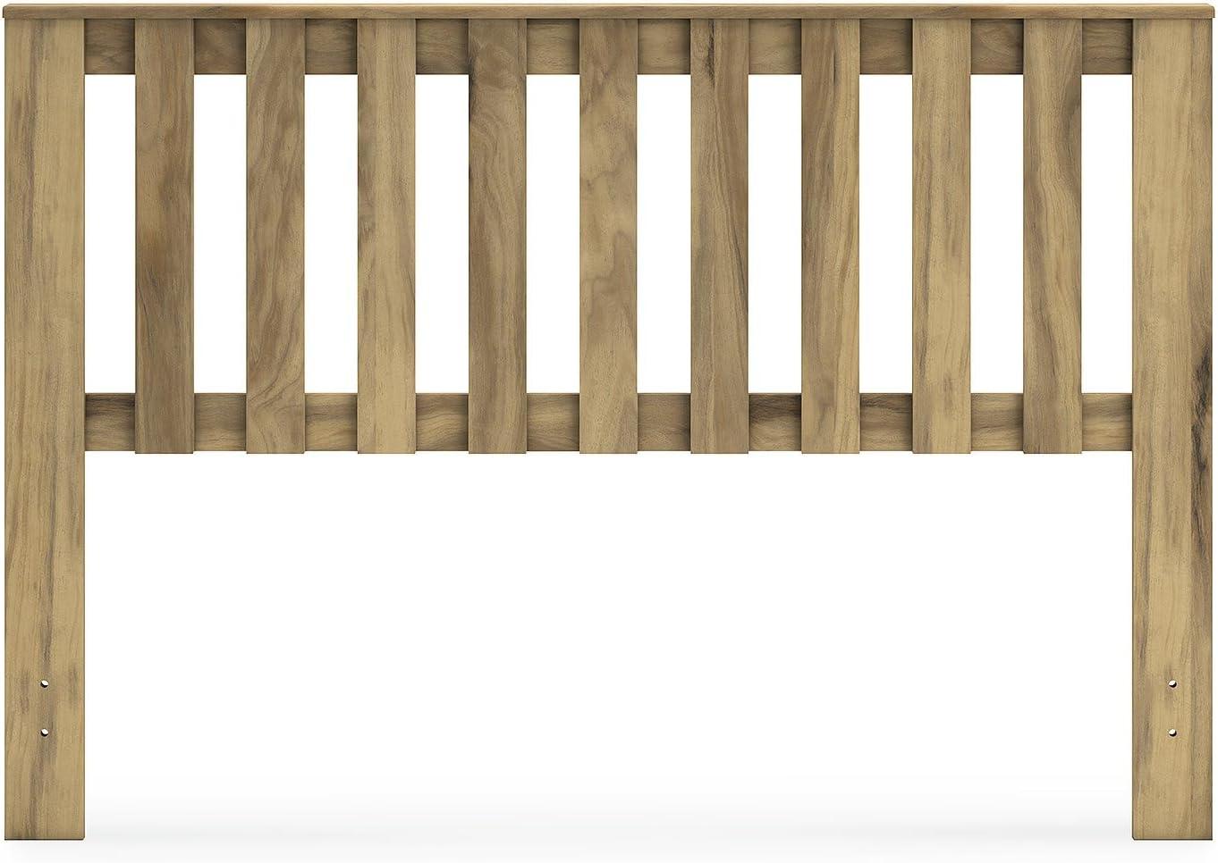 Signature Design by Ashley Bermacy Queen Panel Headboard, Light Brown