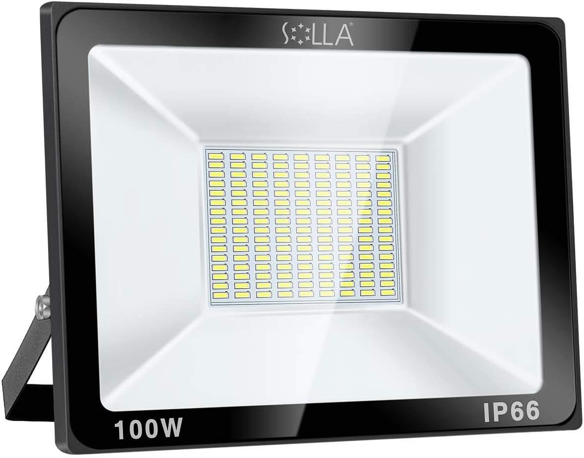 SOLLA 100W Black and White LED Flood Light