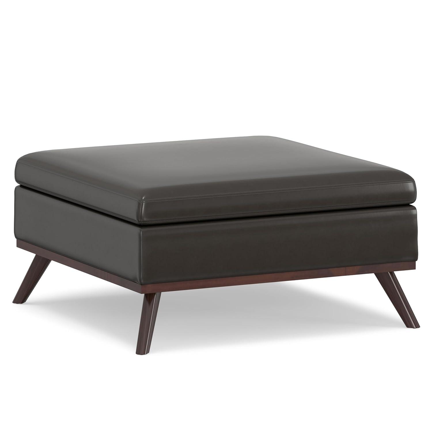 Owen Faux Leather Ottoman