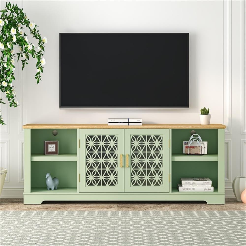 Decorative TV Stand for TVs up to 70" Green - Festivo