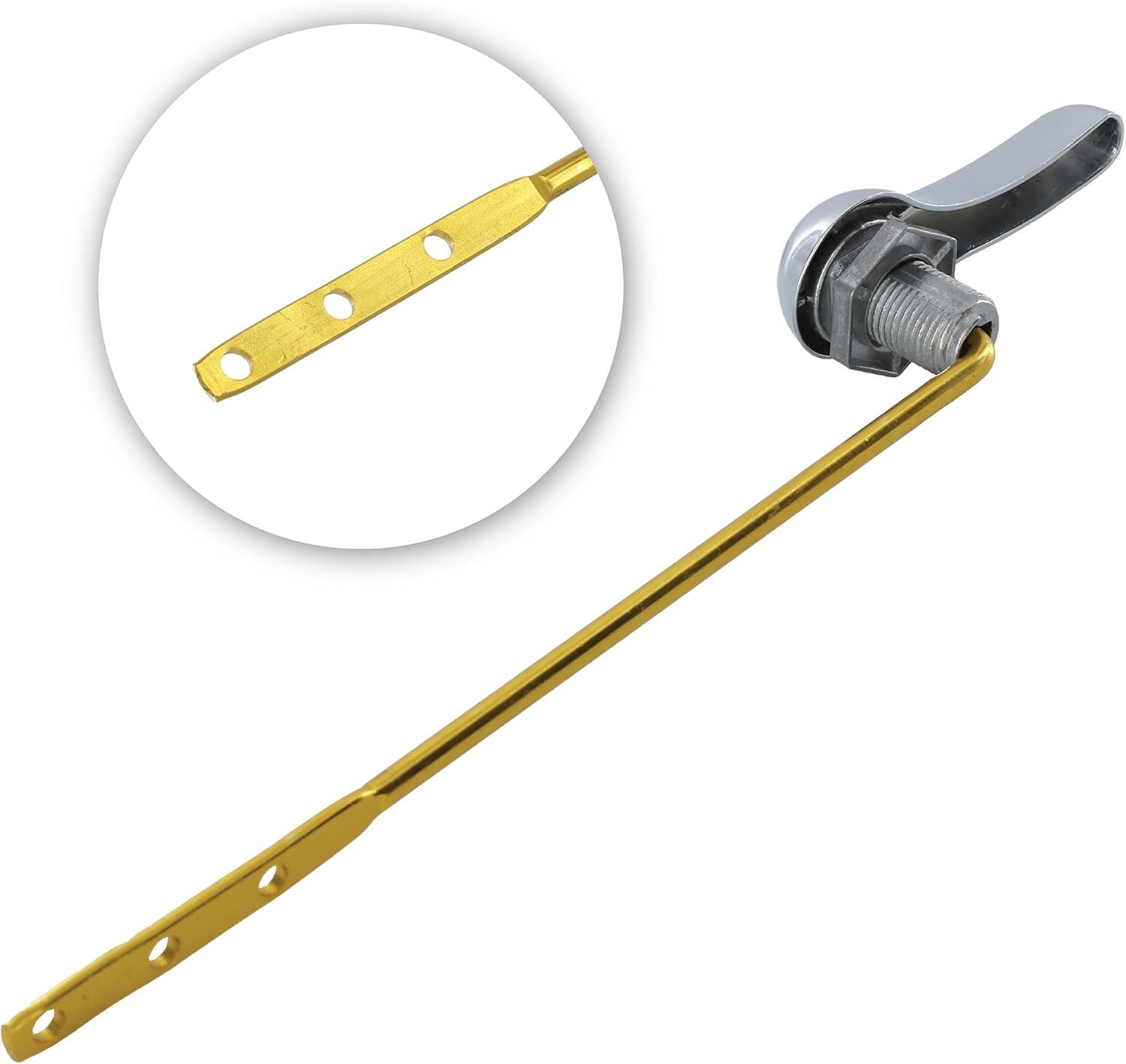 DANCO 8 inch Front Mount Toilet Handle Replacement, Chrome, 8 inch, 1-Pack (80806)