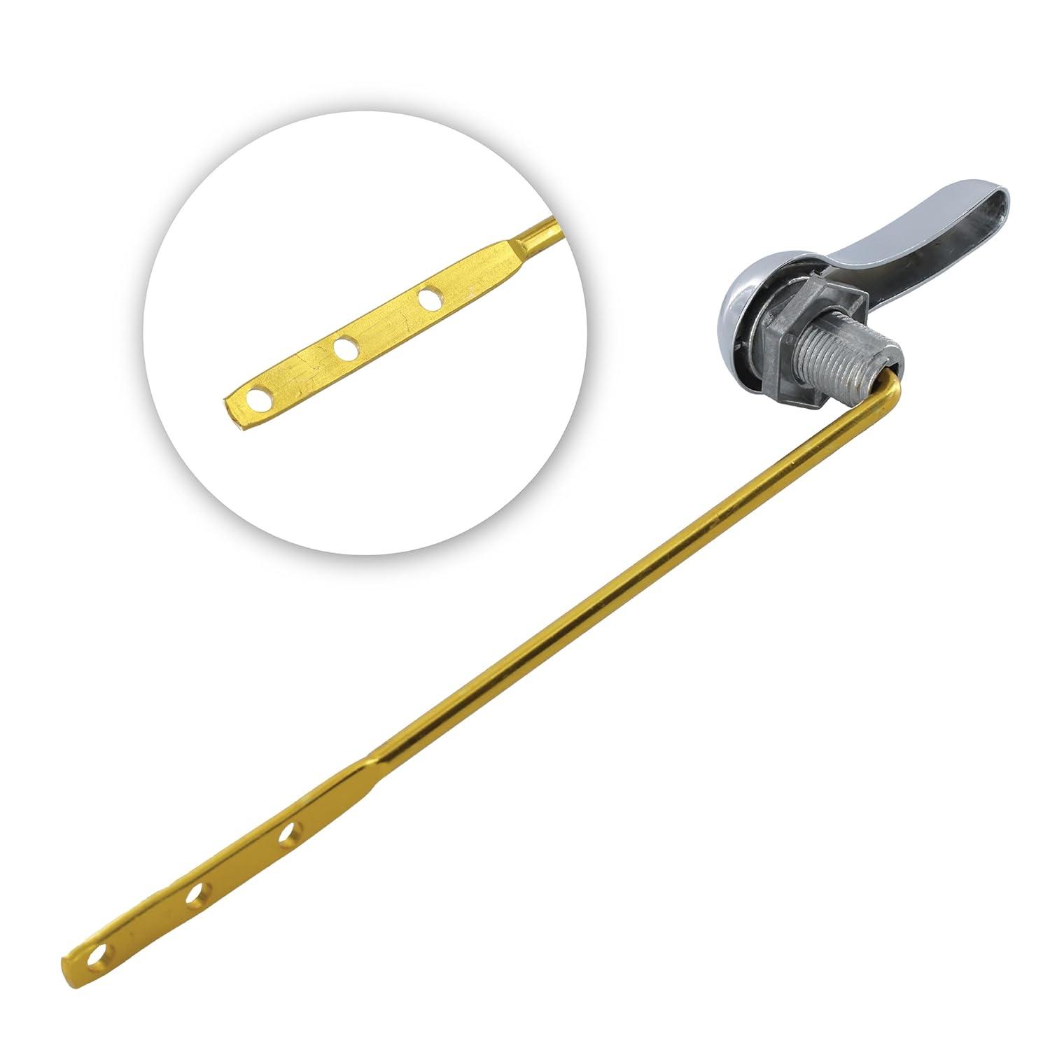 DANCO 8 inch Front Mount Toilet Handle Replacement, Chrome, 8 inch, 1-Pack (80806)