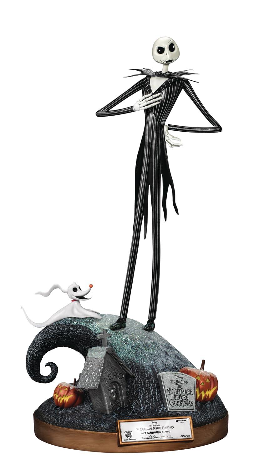 The Nightmare Before Christmas Master Craft Jack Skellington & Zero