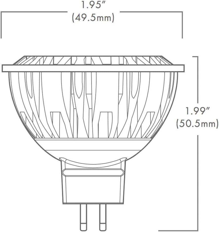 Brilliance 4W Dimmable MR16 LED Bulb, 3000K, 30 Degree