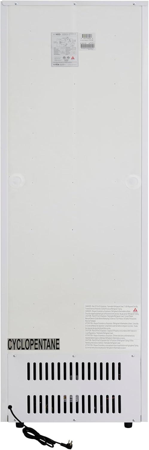 24 in. One-Door Commercial Merchandiser Refrigerator in White, 12 Cu. Ft. (KM-MDR-1GD-12CWH)