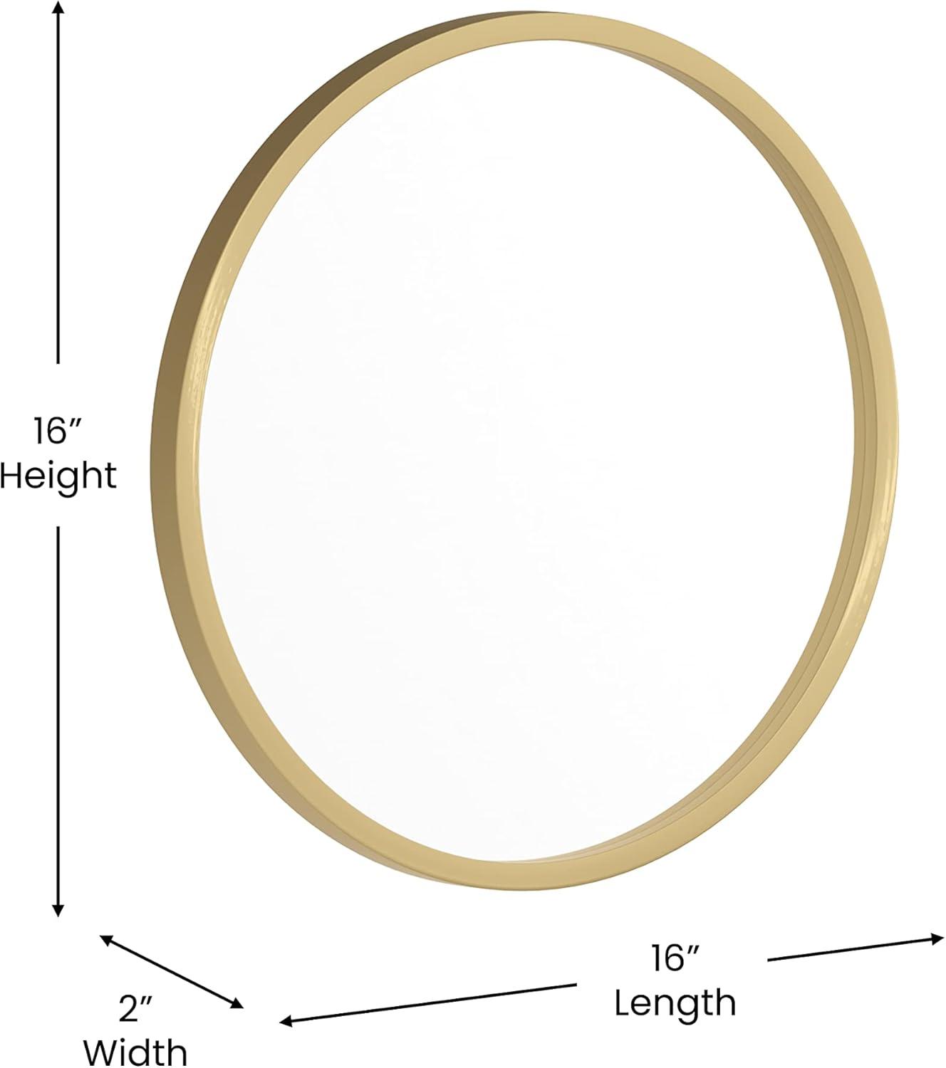 Taylor & Logan Metal Round Wall Mirror