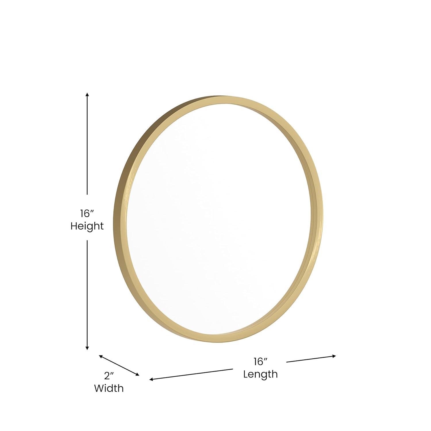 Taylor & Logan Metal Round Wall Mirror