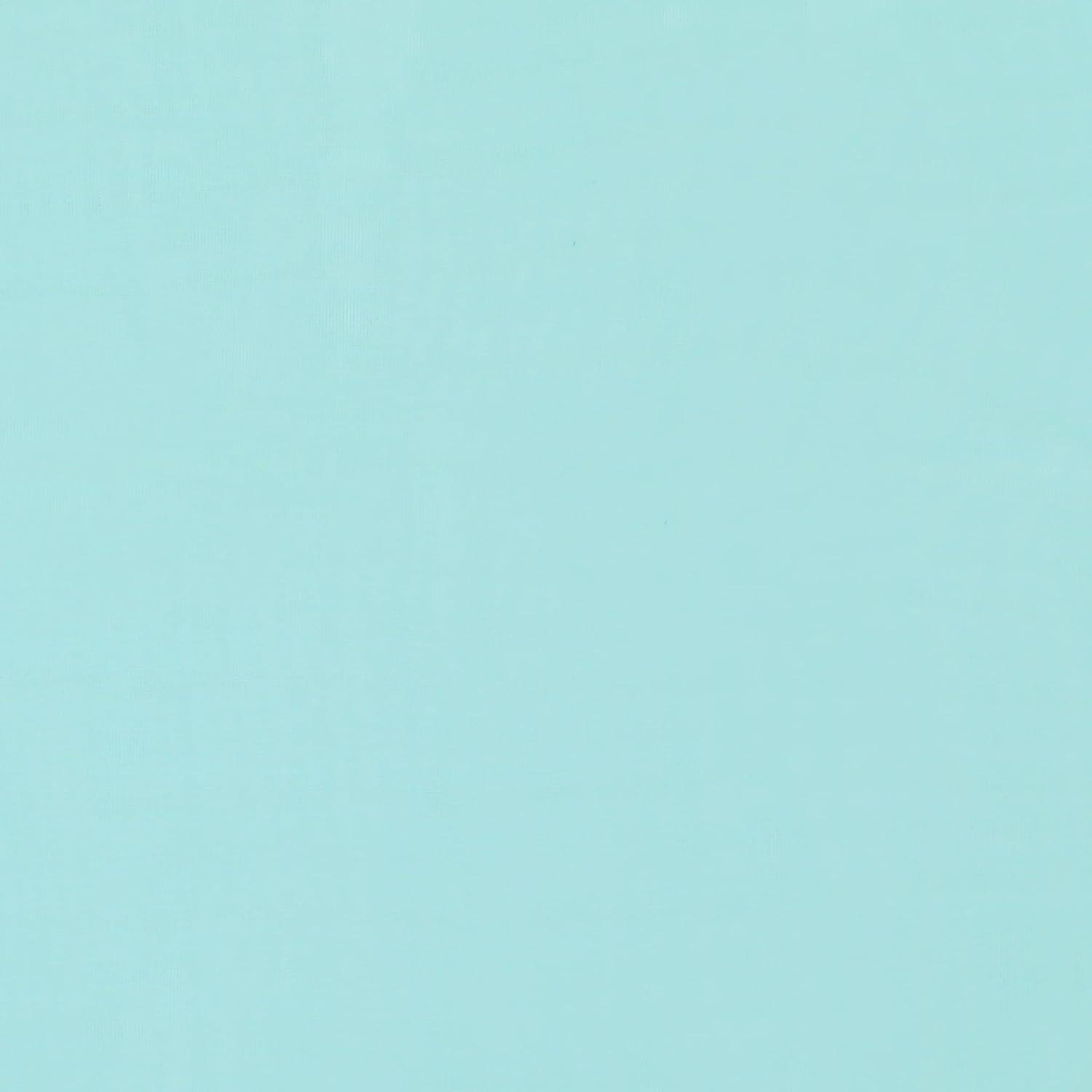 Pairs to Go Victoria Voile Modern Sheer Rod Pocket Window Curtains for Living Room (2 Panels), 59 in x 63 in, Nile Blue