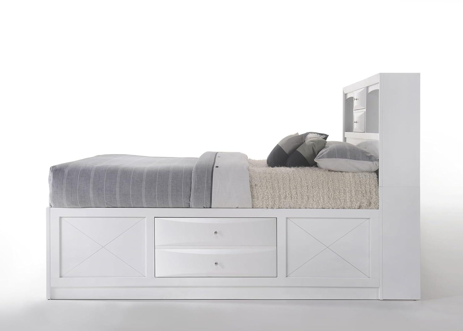 Acme Furniture 91" Queen Ireland Bed White