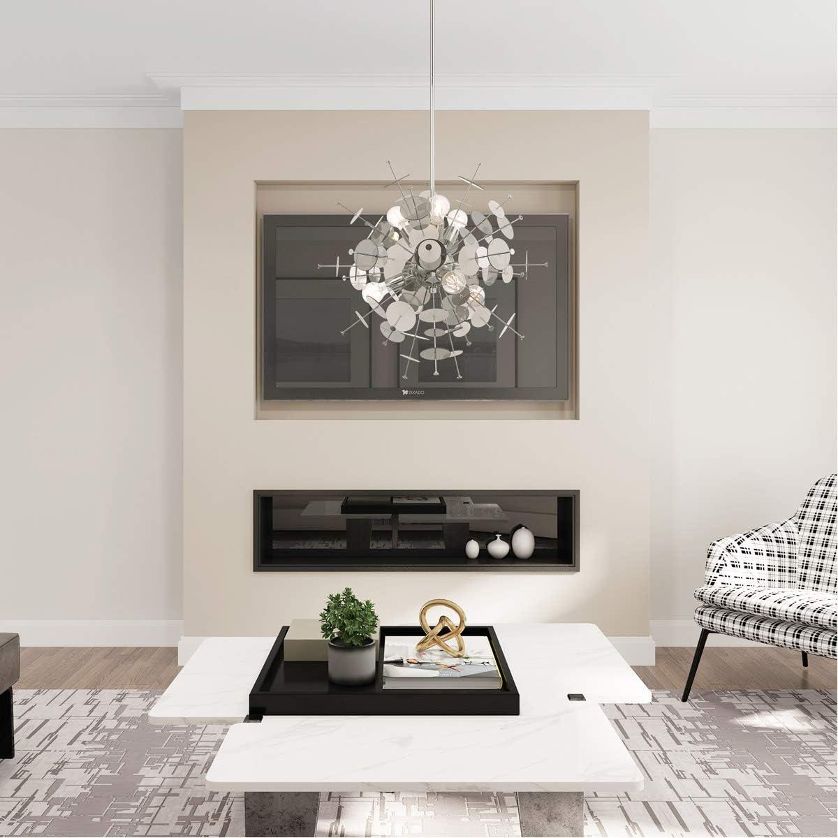 Livex Lighting Circulo 6 - Light Chandelier in  Polished Chrome