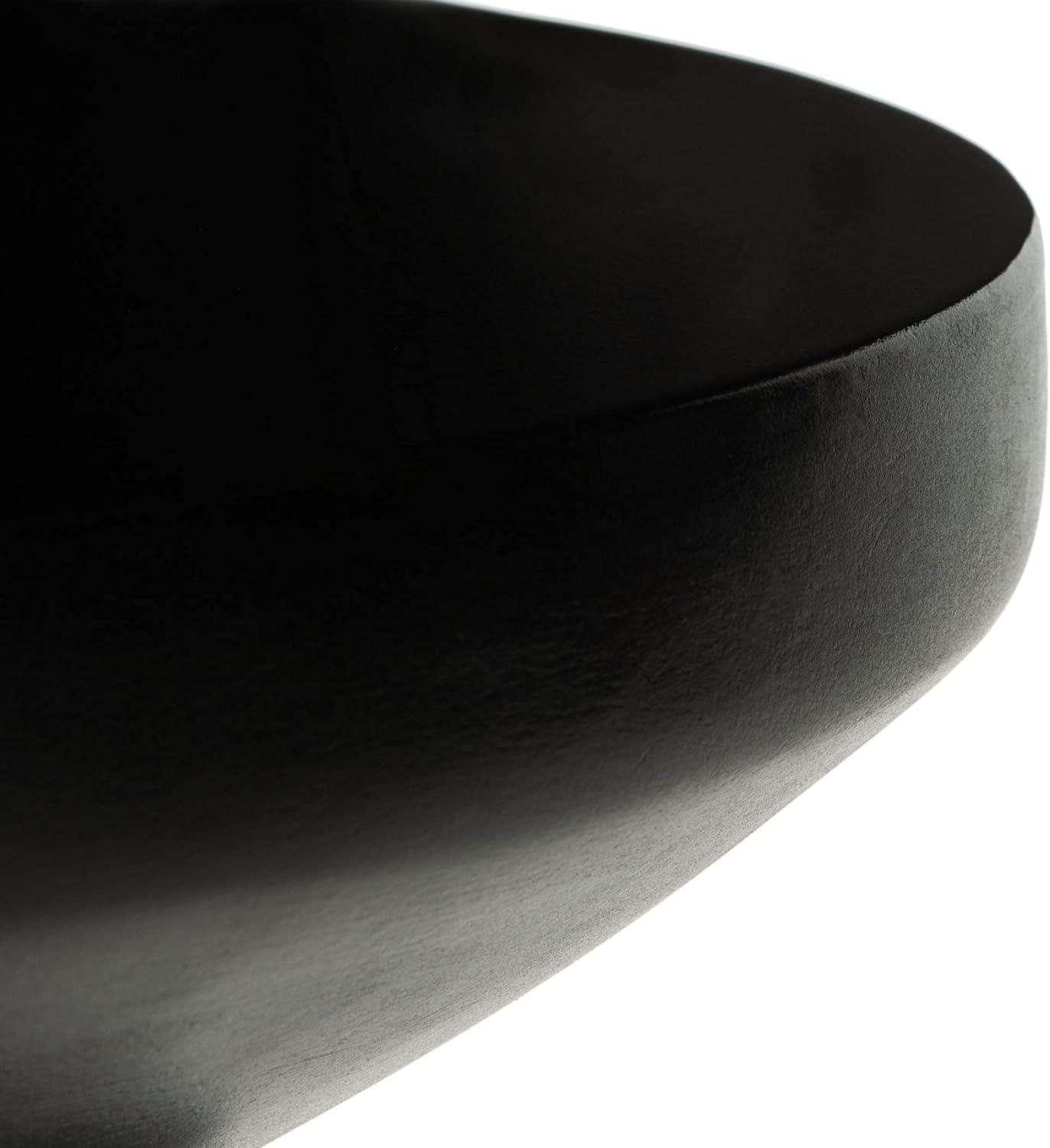 Benaya Concrete Accent Stool - Indoor/Outdoor - VNN1032 - Black - Safavieh