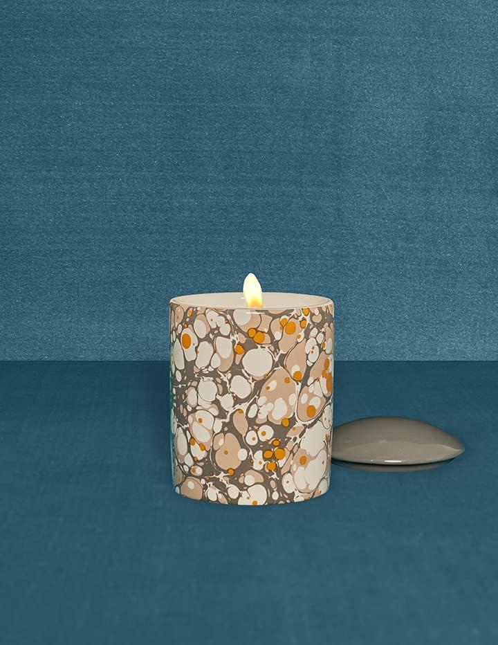 L'or de Seraphine Billie Scented Candle - Essential Oil Candle for Home, Notes of Plum, Tobacco, and Patchouli, Sustainable Palm Wax, Clean, Long Lasting, Paraben-Free, 6.4oz