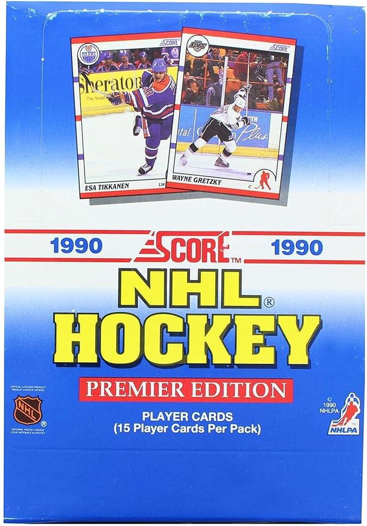 Score NHL 1990 Score Hockey Trading Card Box | 36 Packs