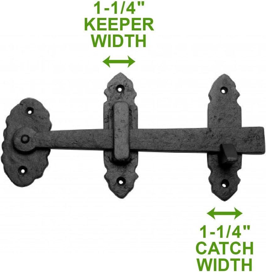 The Renovators Supply Inc. Fence Gate Thumb Latch Lock Rustic Antique Design Light Duty Renovators Supply