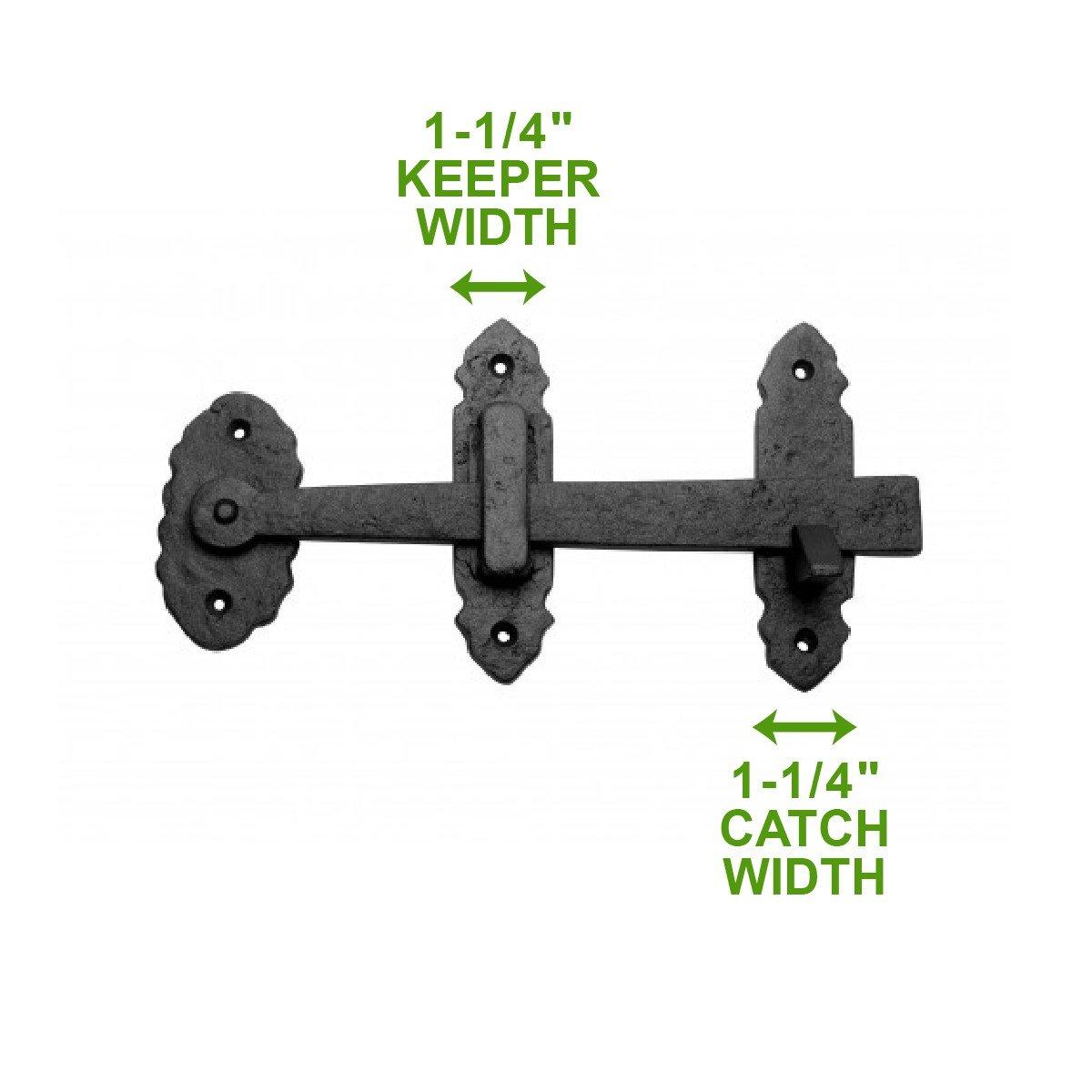 The Renovators Supply Inc. Fence Gate Thumb Latch Lock Rustic Antique Design Light Duty Renovators Supply