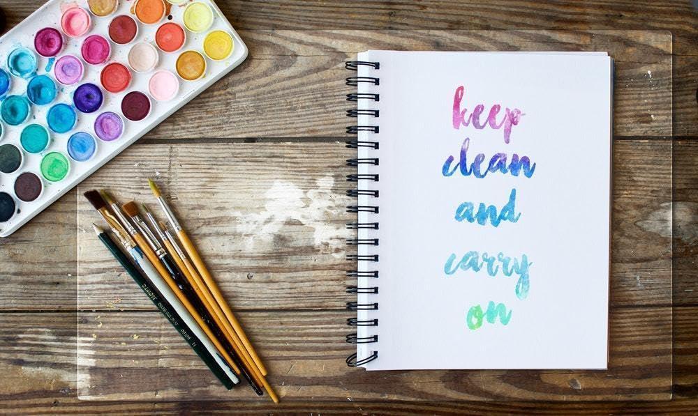 ExactMade - Clear Placemats Set of 6, USA Made, Safe, 12 x 18 Inch Rectangle, 2mm Thick Ultra Clear Smooth Vinyl, Table Mats Clear, Plastic Placemats for Kitchen Table, Dry Erase Place Mat