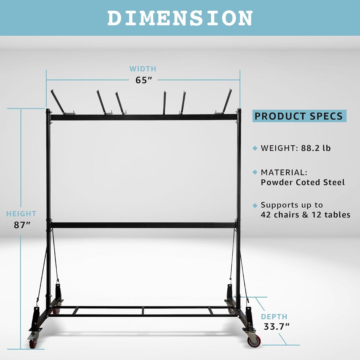 600 Lb. Capacity Foldable Table Dolly