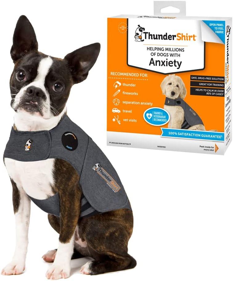 Heather Gray XS Dog Anxiety Relief Calming Vest