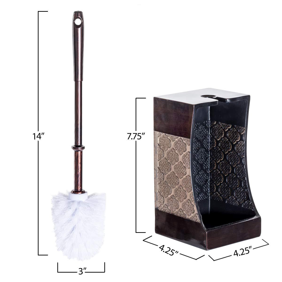 Creative Scents Dahlia Free Standing Toilet Brush and Holder
