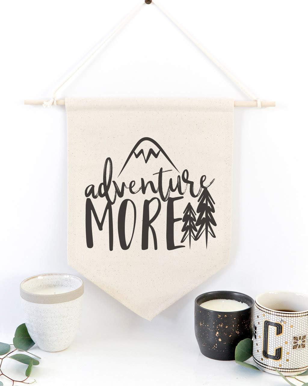 Adventure More Hanging Wall Banner