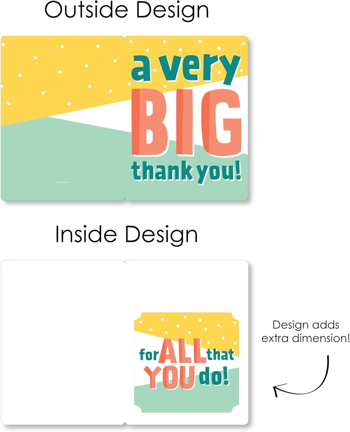 Big Dot of Happiness Good Luck - Encouragement Giant Greeting Card - Big Shaped Jumborific Card - 16.5 x 22 inches