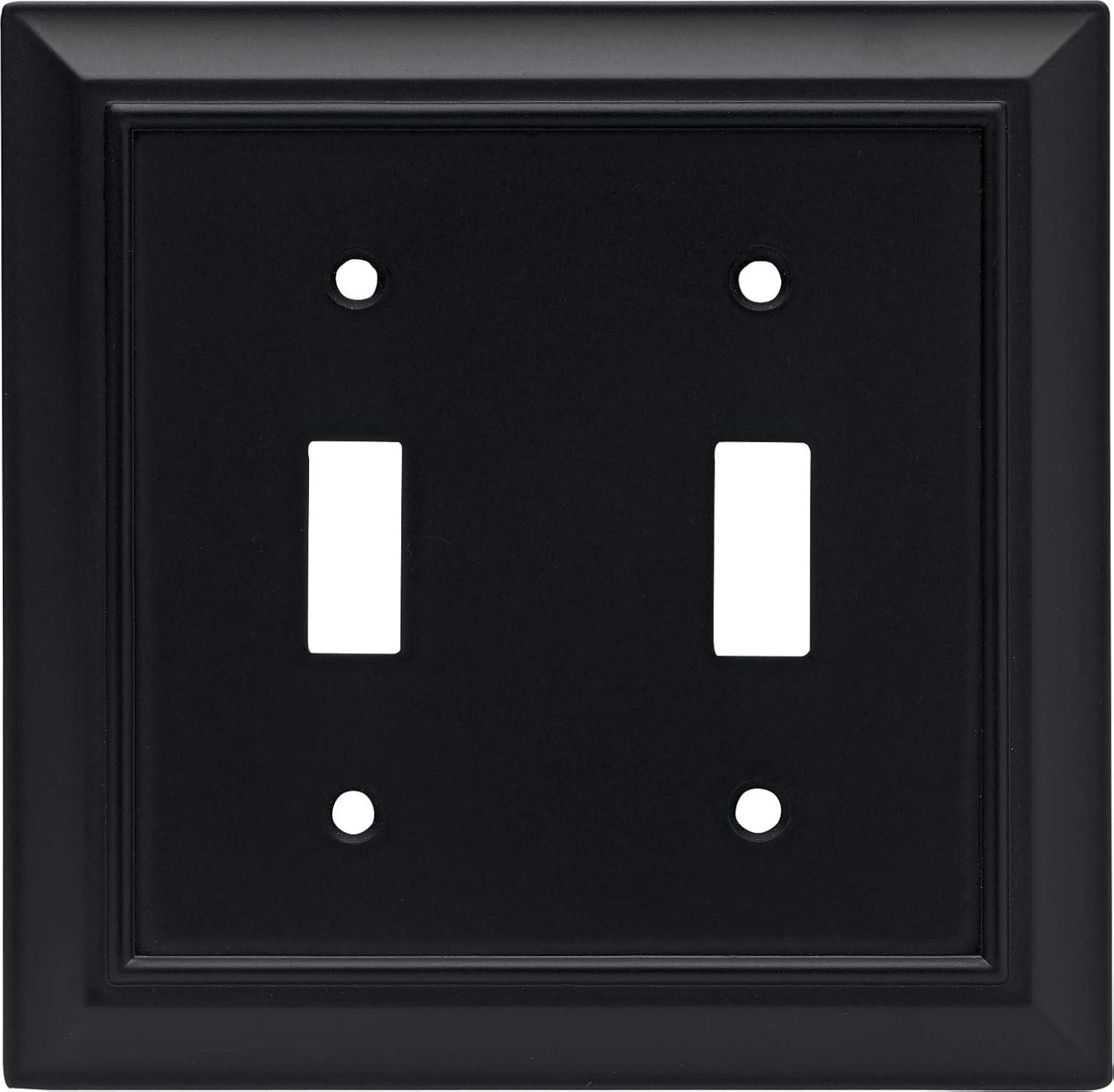 Architectural 2-Gang Toggle Light Switch Wall Plate