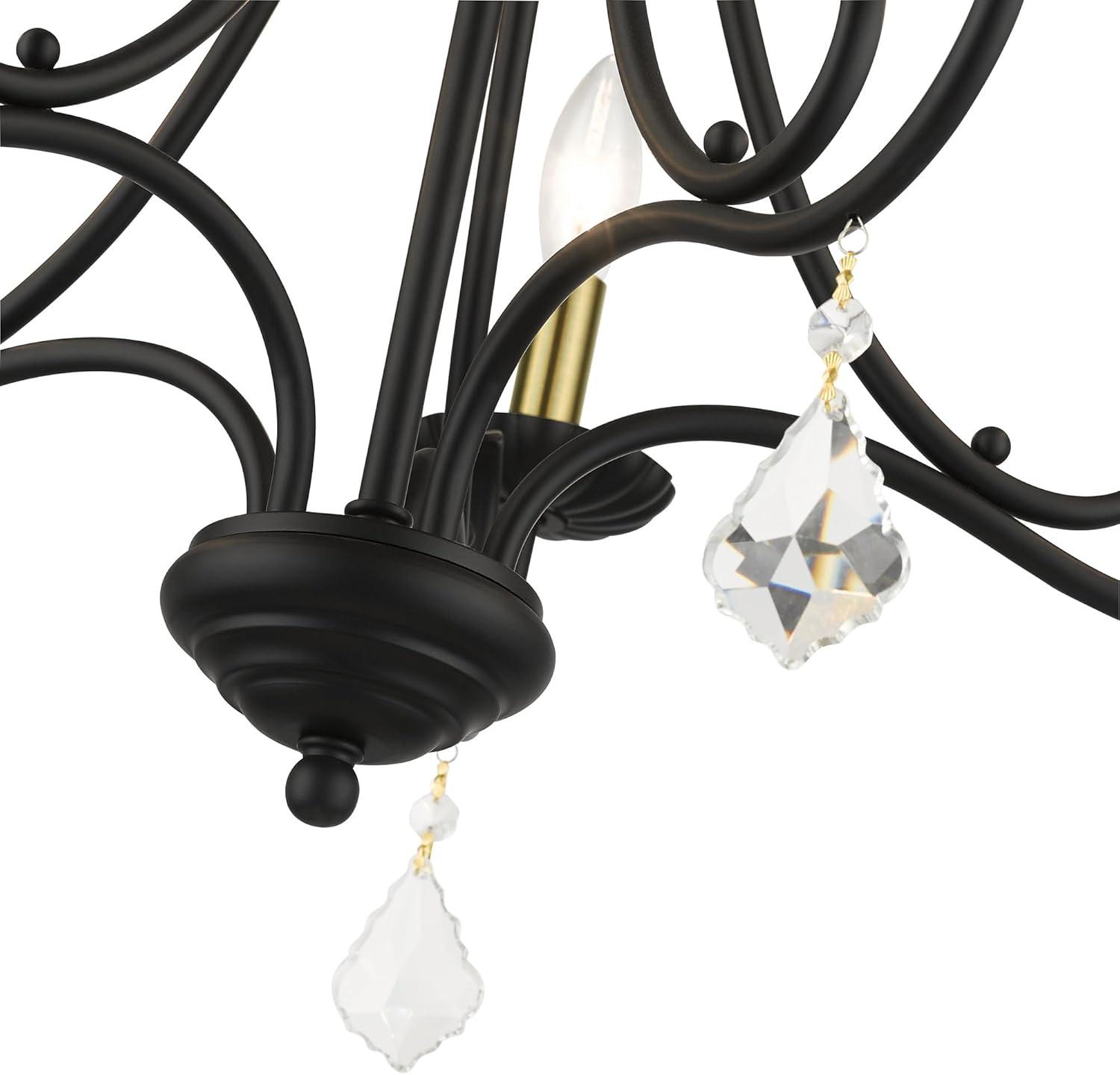 Livex Lighting Daphne 5 - Light Chandelier in  Brushed Nickel