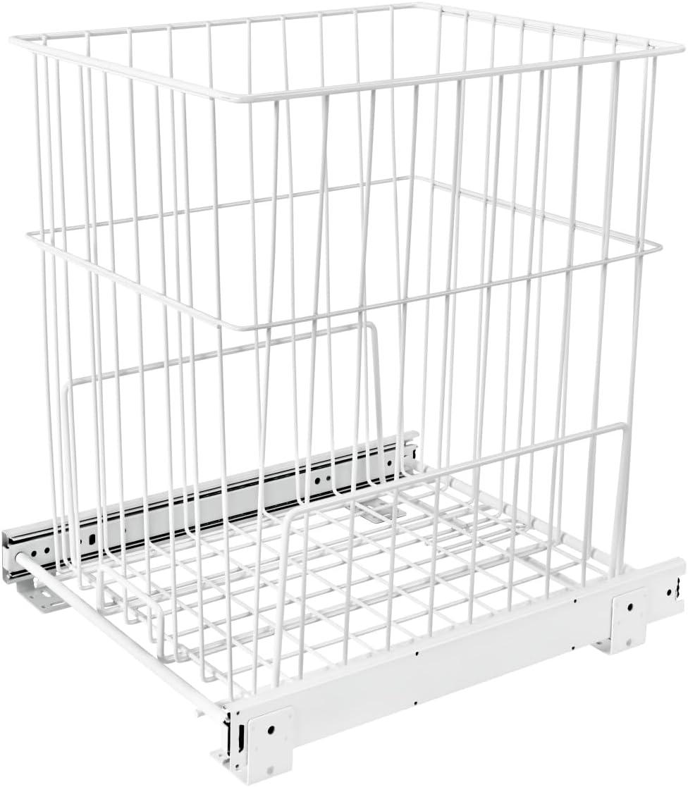Rev-A-Shelf Rev-A-Shelf Steel Wire Pull Out Hamper for Vanity/Closet Applications