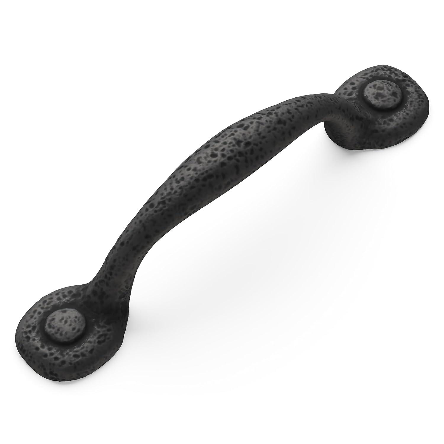 Refined Rustic Kitchen Cabinet Handles, Solid Core Drawer Pulls for Cabinet Doors, 3"