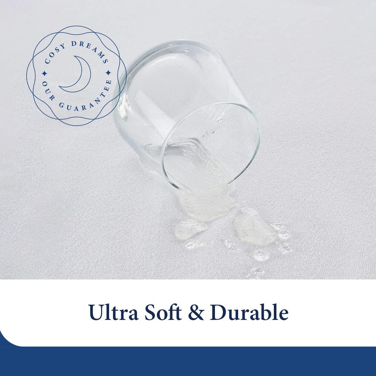 Cosy House Collection Cosy House Collection Luxury Zippered Pillow Protector - 100% Waterproof - Rayon Derived from Bamboo (Set of 2)