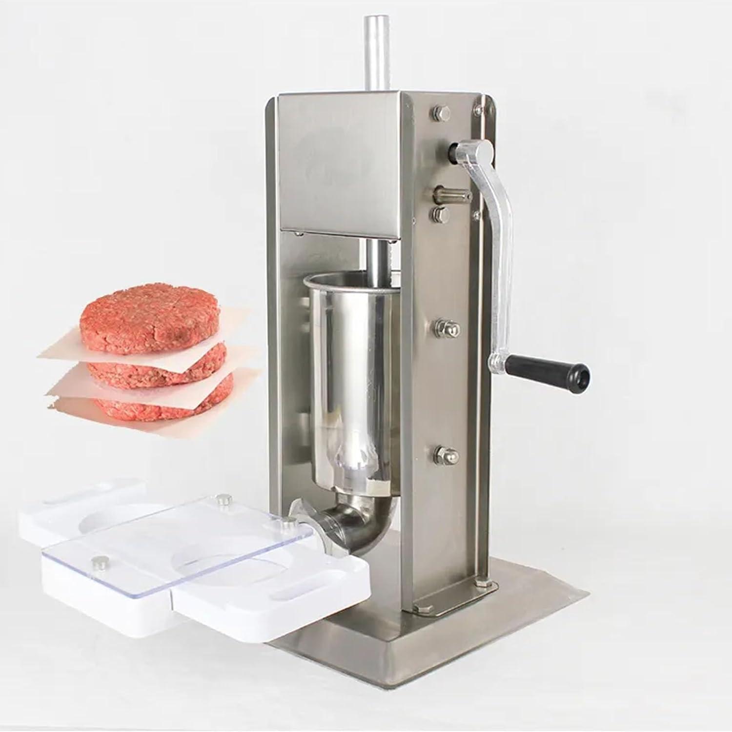White Non-Stick Plastic Hamburger Press Patty Maker