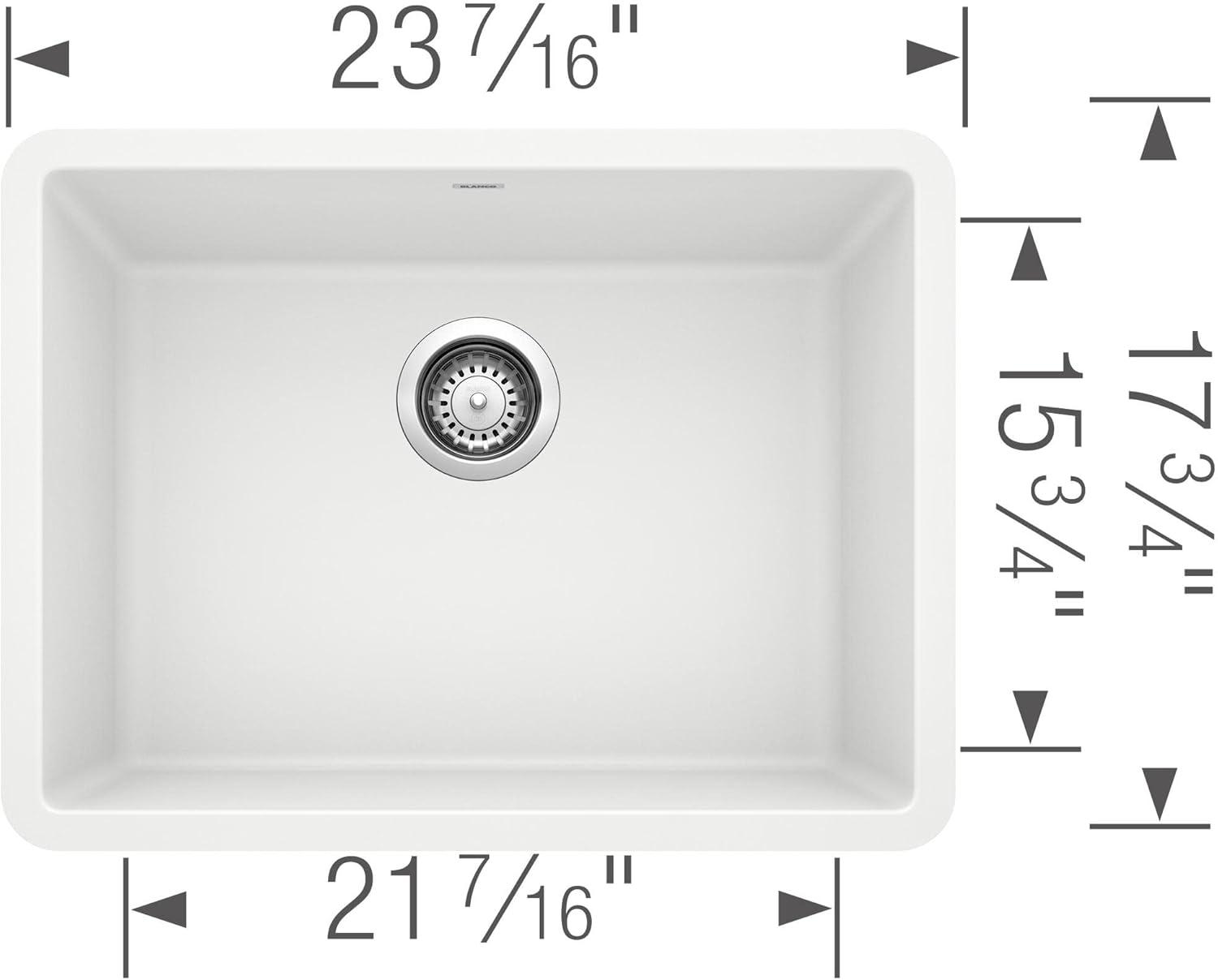 Precis SILGRANIT 24" L x 17.75" W Undermount Kitchen Sink