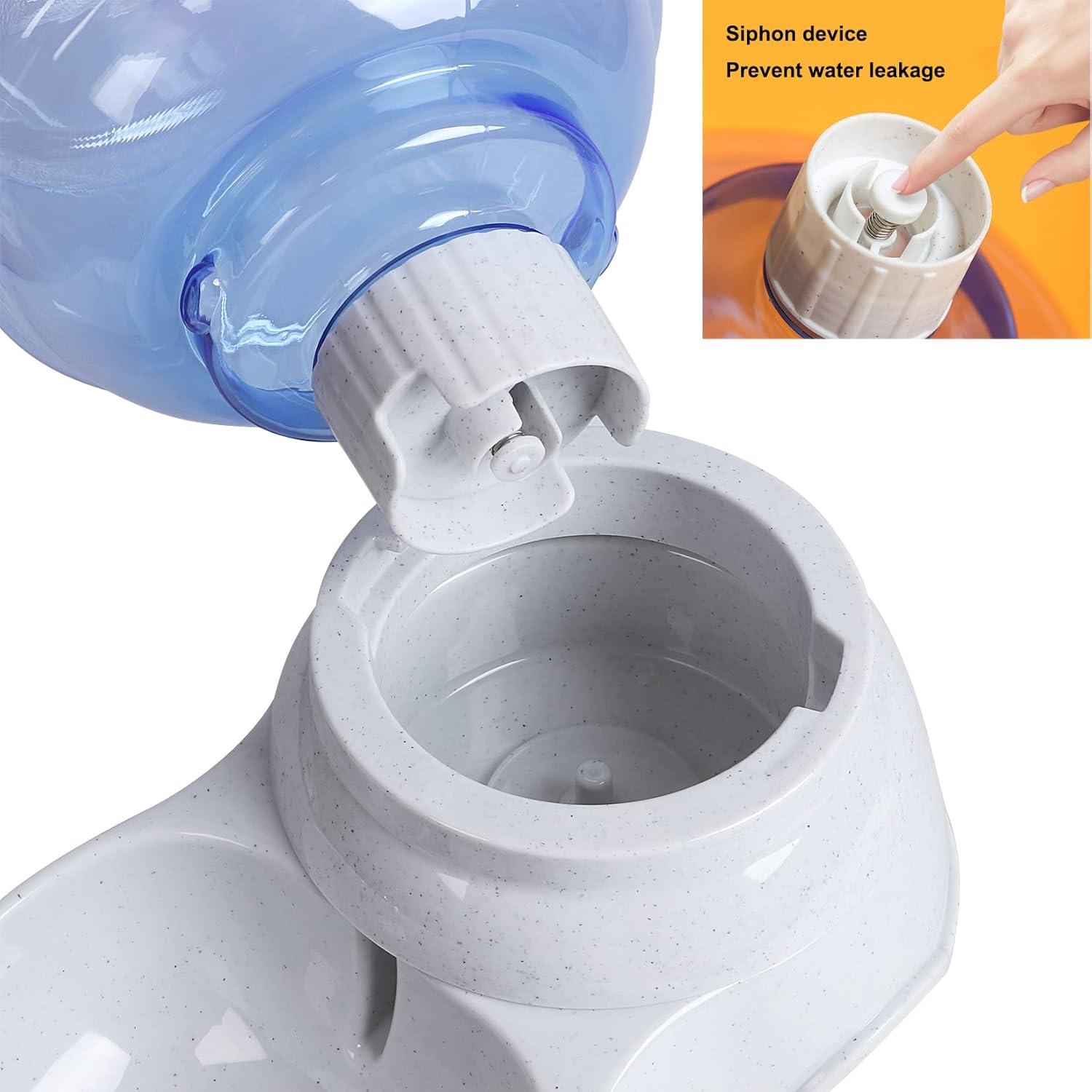 Automatic Gravity Pet Water Dispenser with 1 Gallon Capacity