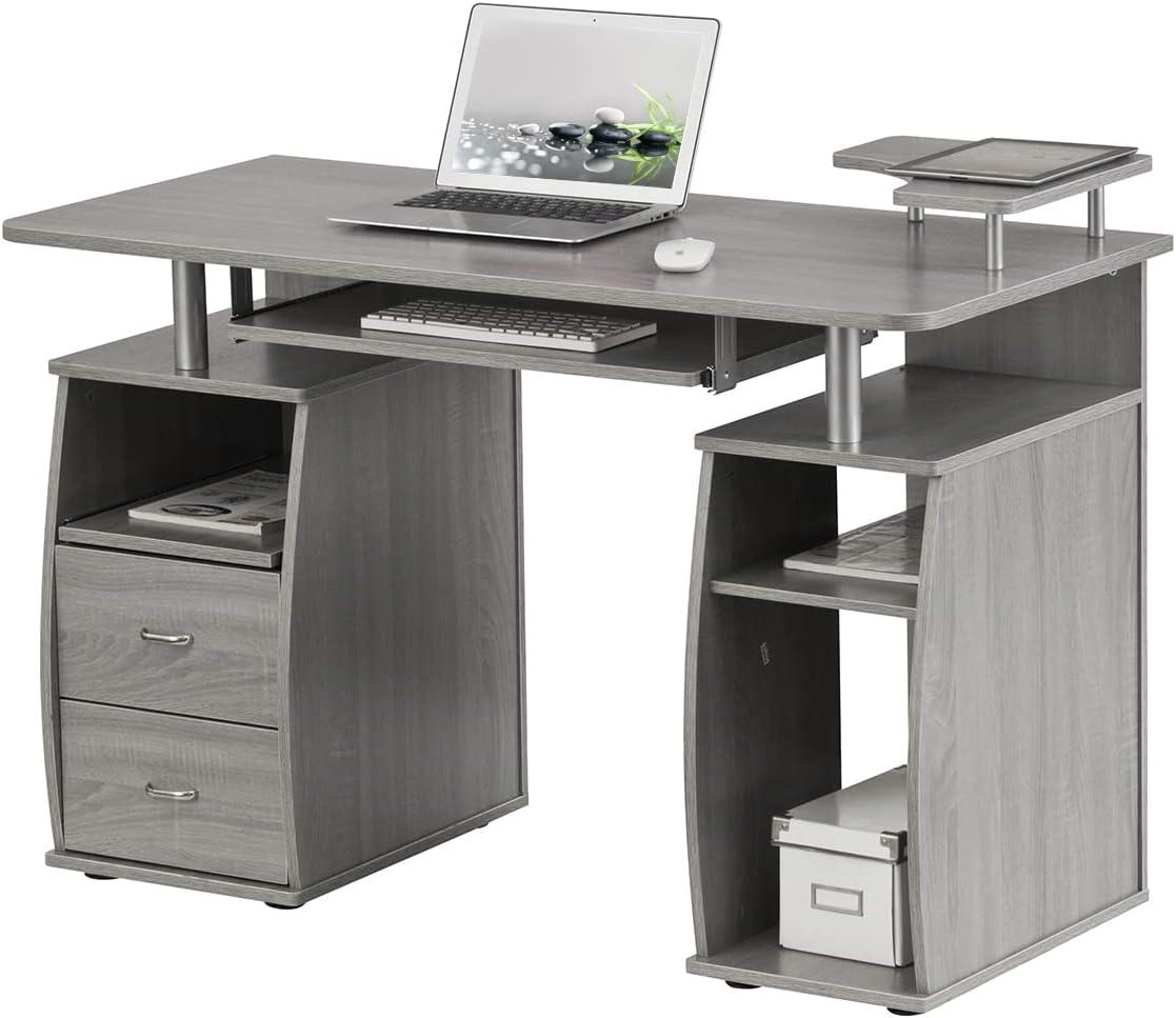 Hokku Designs Techni Mobili Complete Computer Workstation Desk With Storage