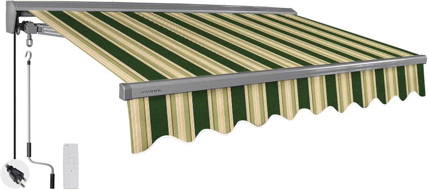 Classic Motorized Retraction Slope Patio Awning