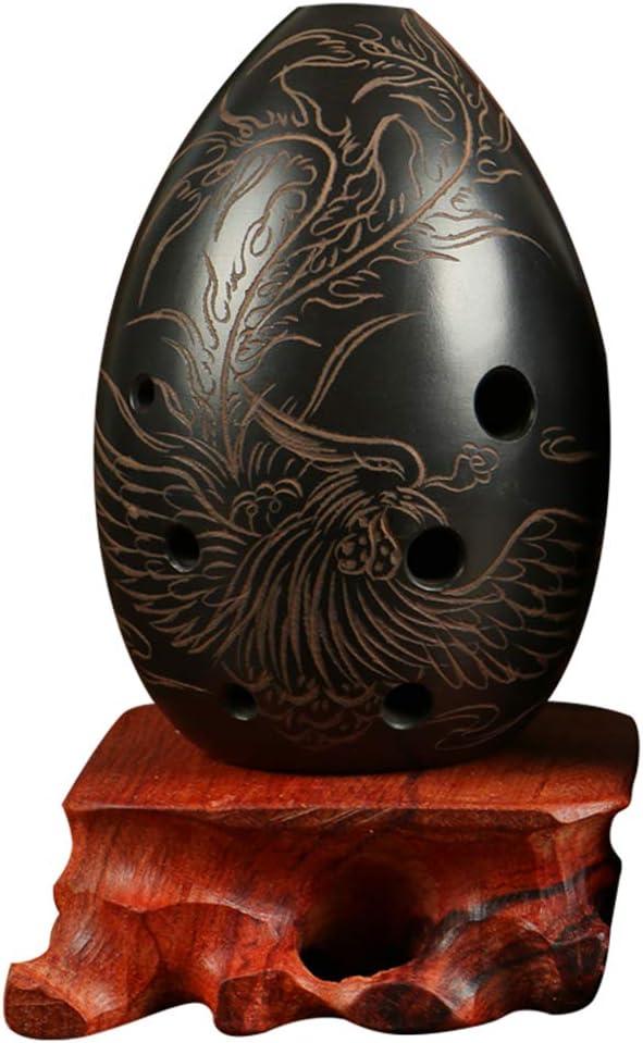 Professional Chinese Flute Xun Instrument Ceramic Ocarina Ancient Xun Instrument Ceramic Ocarina