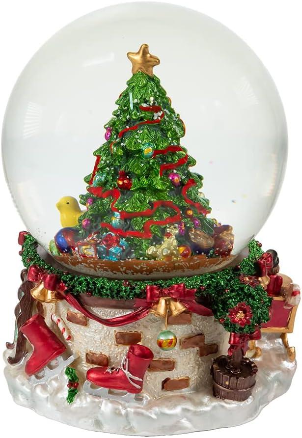 Kurt Adler 120MM Musical Christmas Tree Water Globe