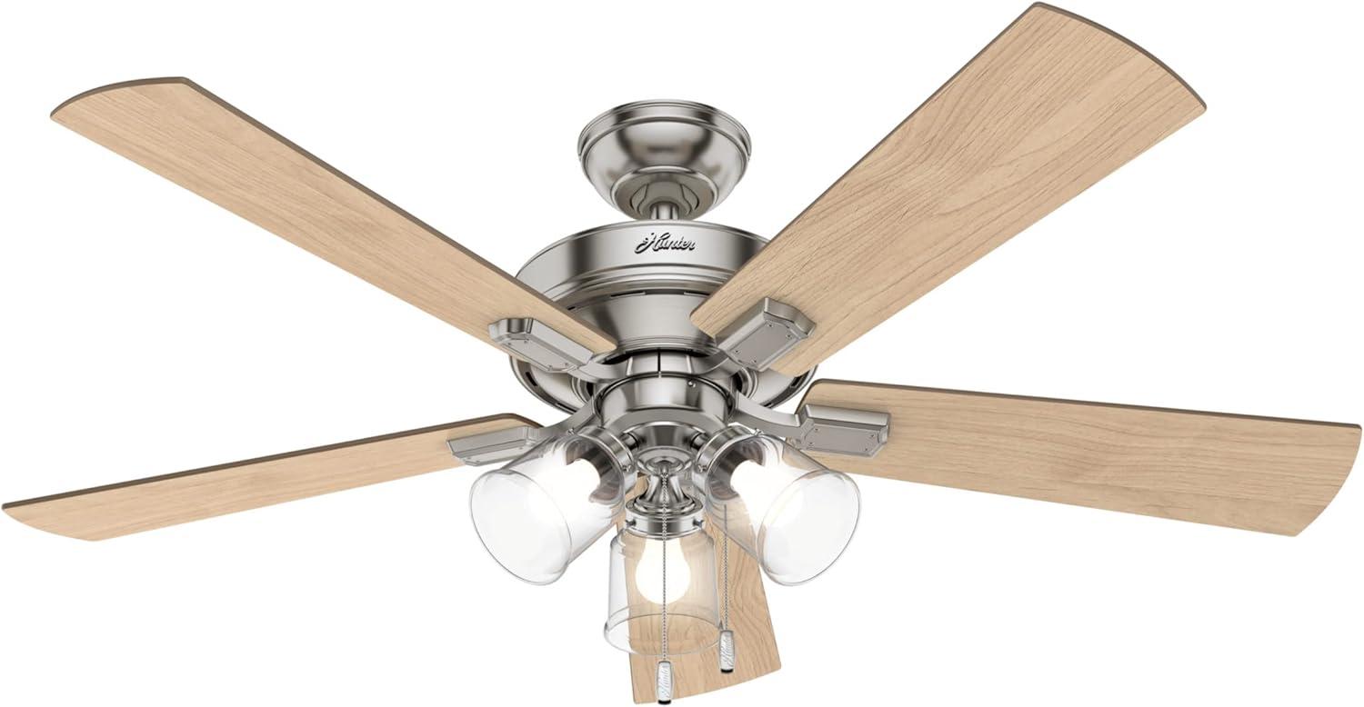 52" Crestfield Ceiling Fan (Includes LED Light Bulb) - Hunter Fan