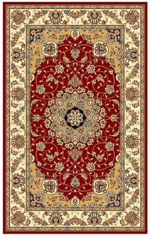 Lyndhurst LNH329 Power Loomed Runner Rug - Red/Ivory - 2'3"x6' - Safavieh