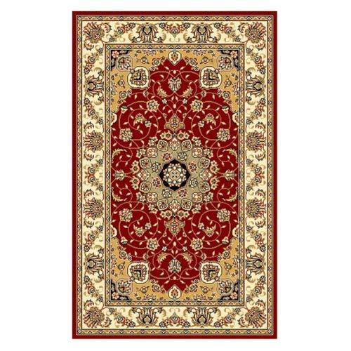 Lyndhurst LNH329 Power Loomed Runner Rug - Red/Ivory - 2'3"x6' - Safavieh