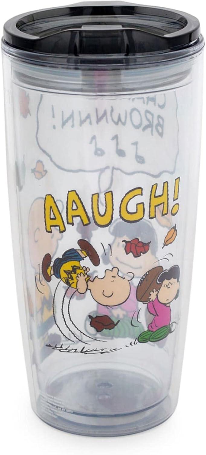 Silver Buffalo Peanuts Charlie 20 Oz. Plastic Pint Glass | Wayfair