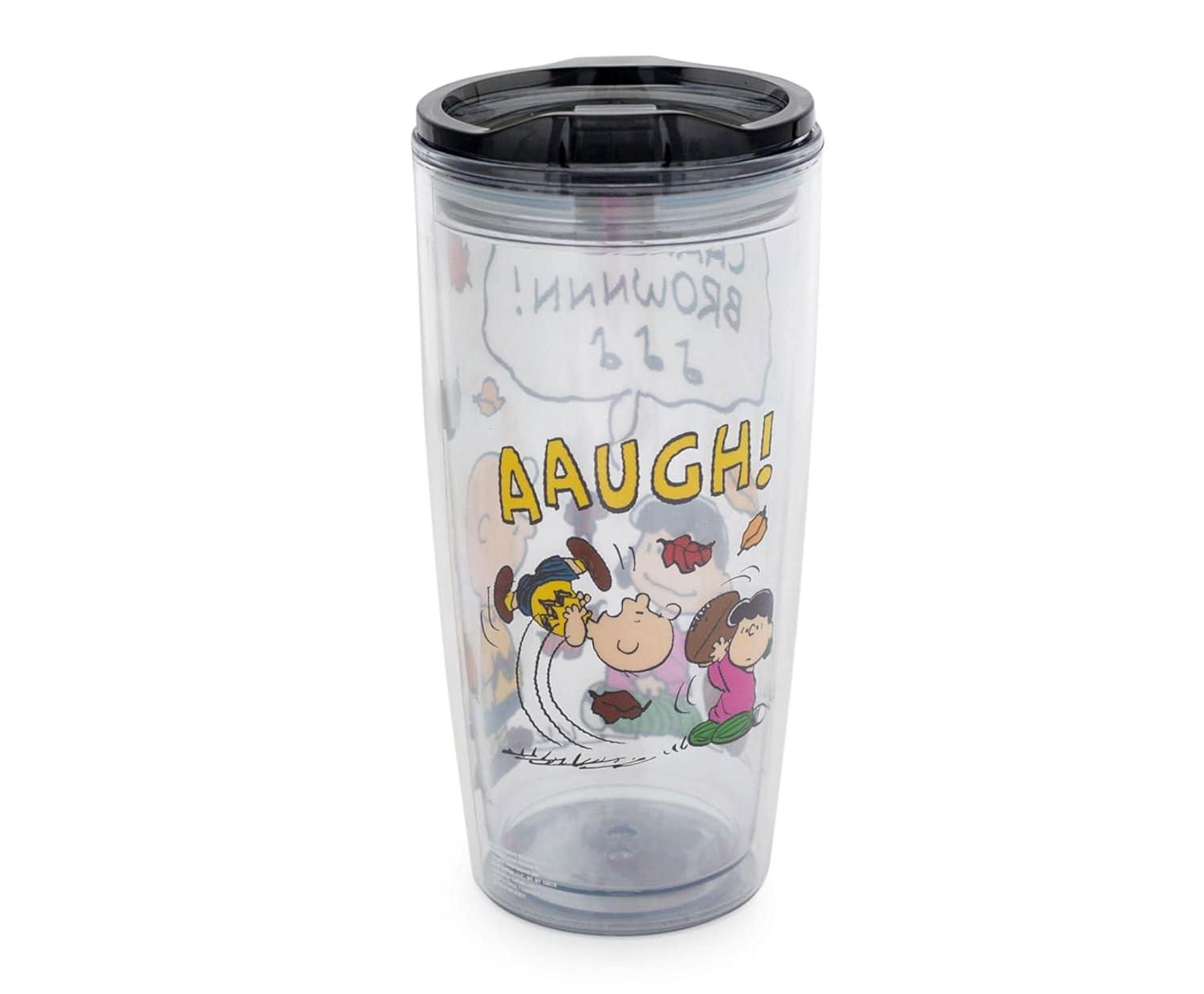 Silver Buffalo Peanuts Charlie 20 Oz. Plastic Pint Glass | Wayfair