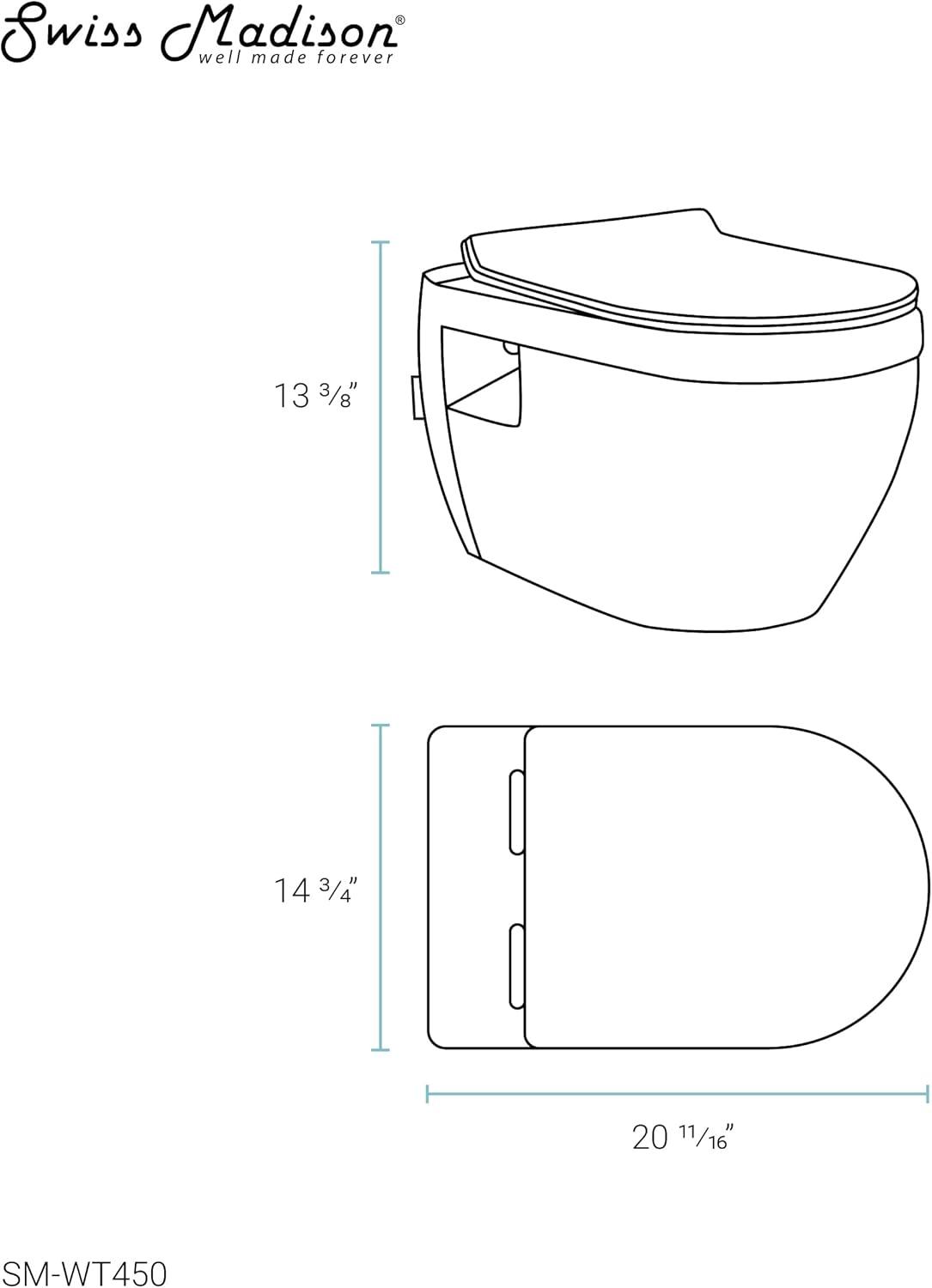 Ivy Wall-Hung Elongated Toilet Bowl