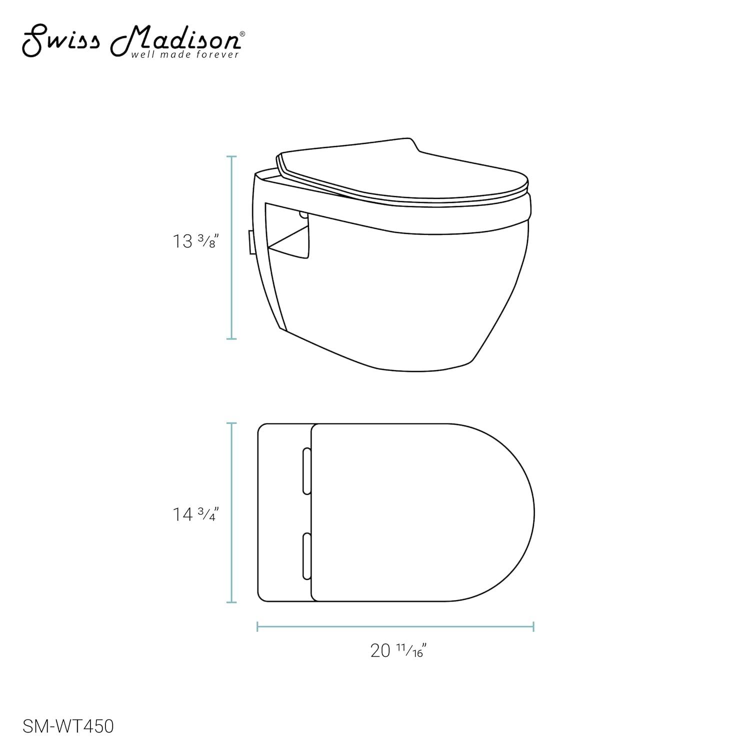 Ivy Wall-Hung Elongated Toilet Bowl